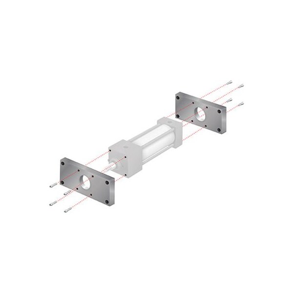 Alpha Technologies Aignep USA MF1/MF2 Flow Mount Kit 6" Bore NFPA Cylinder MF12600 - main